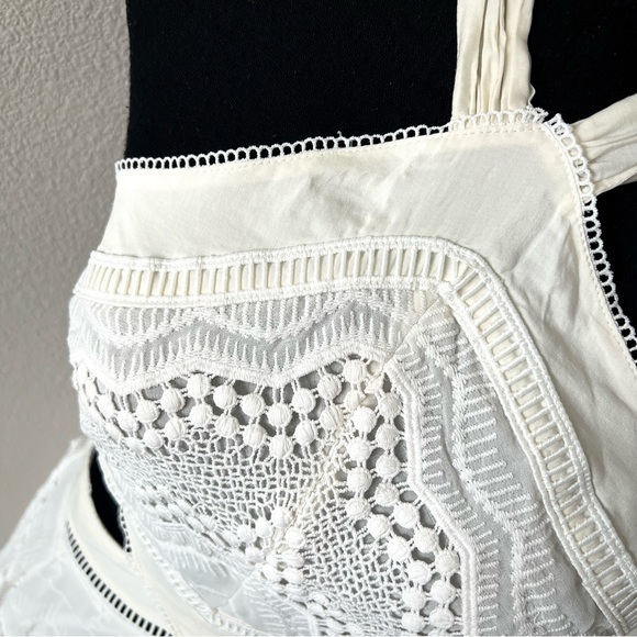 RARE EXC • Free People Charlie Open Back Tie Embroidered Maxi Dress • - Picture 4 of 12